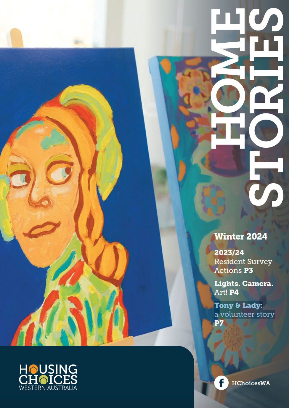 Housing Choices Home Stories Western Australia Cover with residents artwork